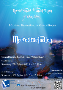 Flyer-Plakat Meeresmelodien