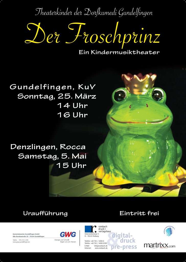 Plakat Der Froschprinz