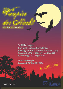Flyer-Plakat Vampire der Nacht